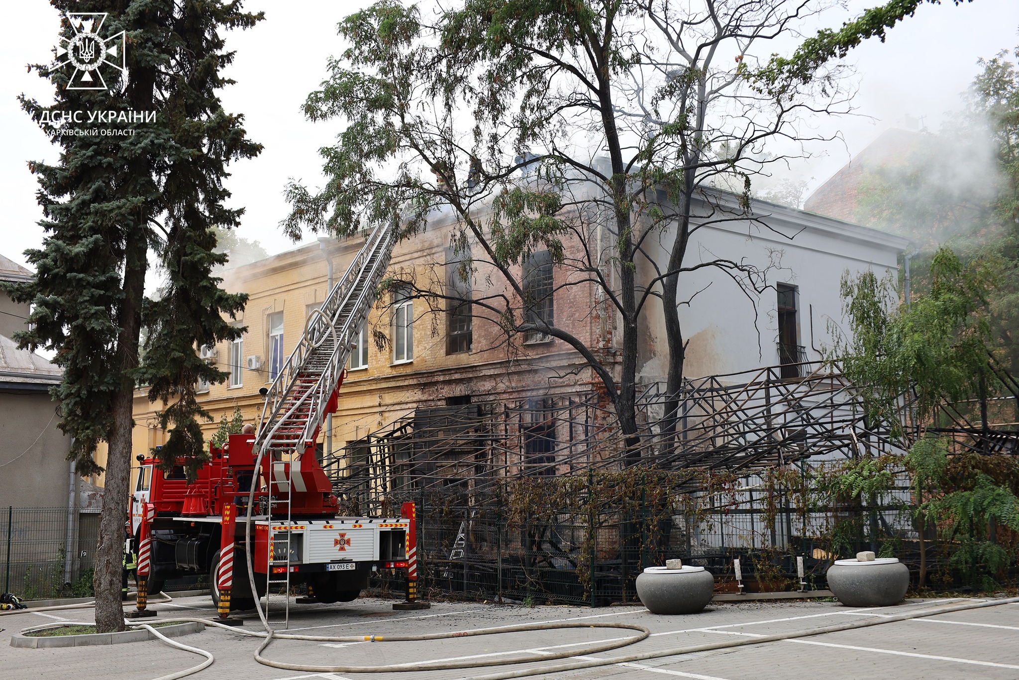 Пожар в Доме архитектора в Харькове: что пострадало и как будут ремонтировать