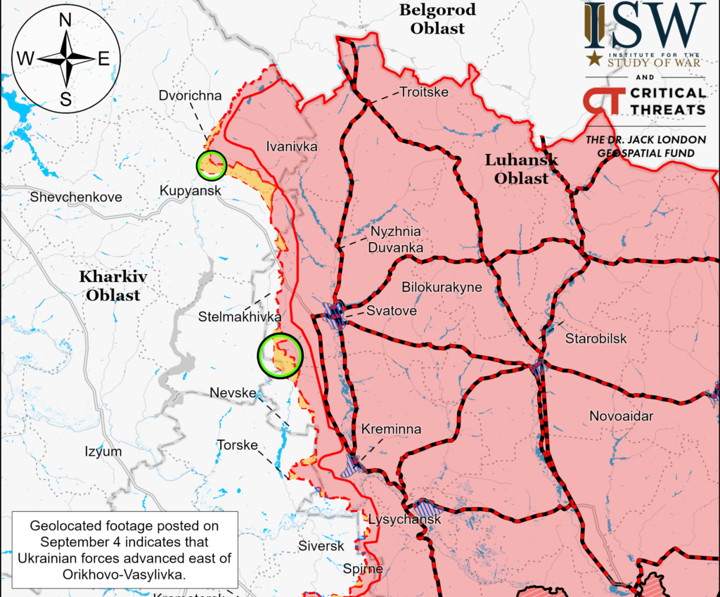 Чи зможуть війська РФ до зими вийти до Осколу та Борової на Харківщині –  ISW