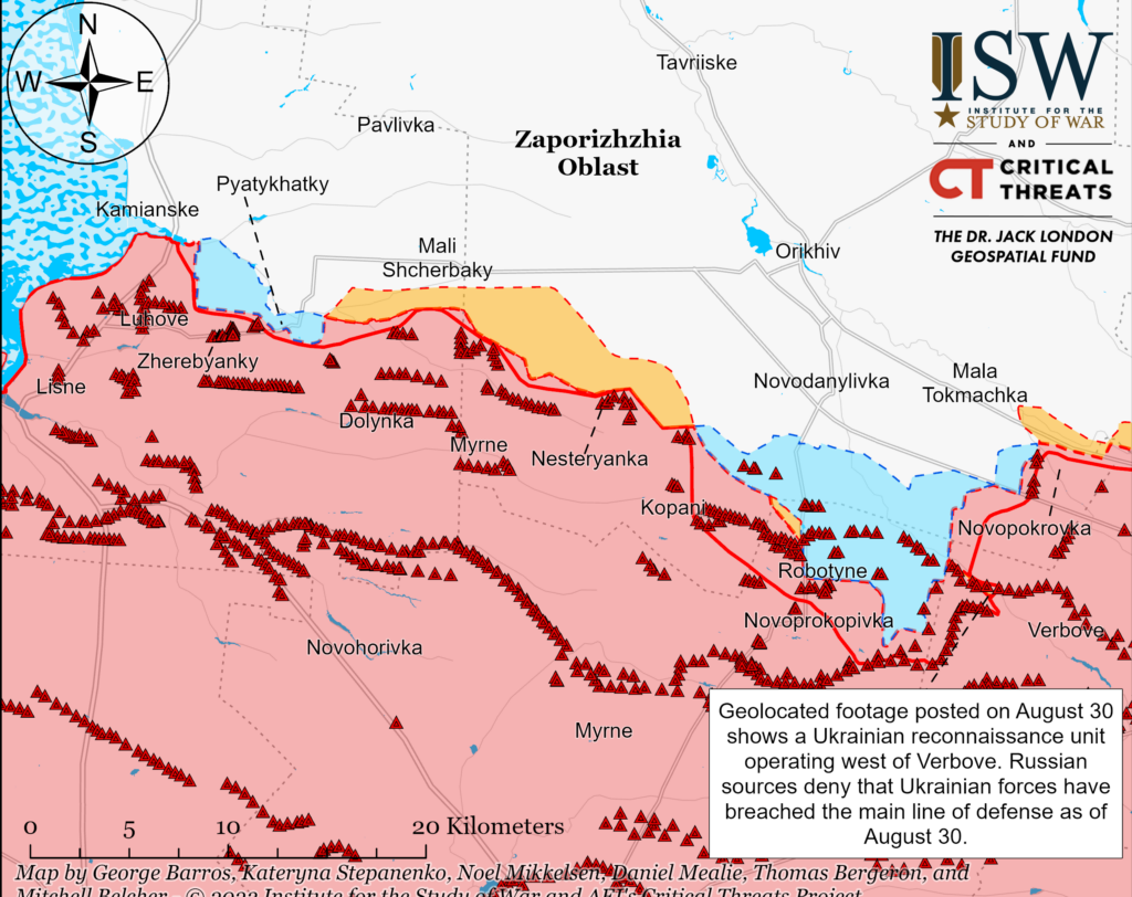 ISW: чи прискоряться ЗСУ на півдні після прориву першої лінії оборони ворога