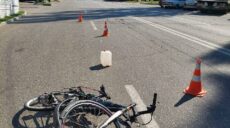 ДТП на Салтовке: автомобиль сбил велосипедиста, мужчина в больнице (фото)