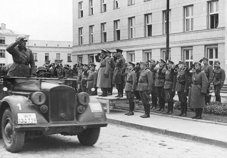 Парад немецких и советских войск в Бресте, 1939 год