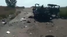 «Один 300 и двое гражданских 200» — видео с места обстрела Харьковщины
