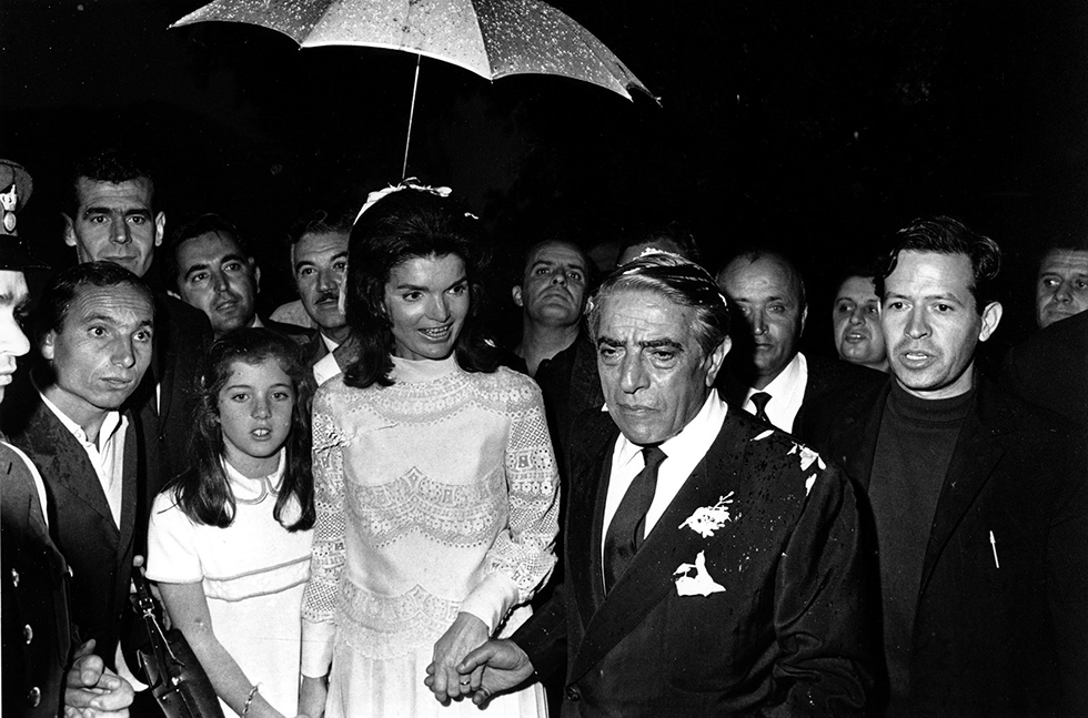 Свадьба Жаклин Кеннеди и Аристотеля Онассиса 20 октября 1968 года