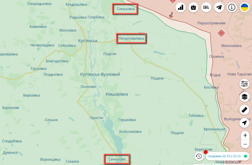 Зведення Генштабу: авіаудари і десяток ворожих атак біля Харківщини