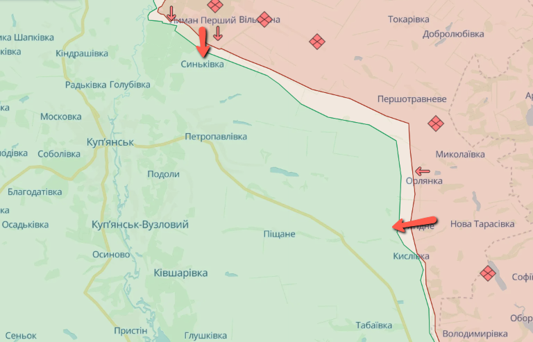 Генштаб: 13 раз за сутки атаковали россияне в Купянском районе Харьковщины