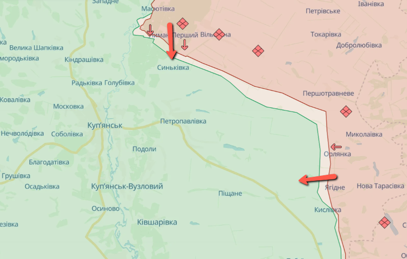Ворог продовжив атакувати біля Синьківки та Іванівки на Харківщині – Генштаб