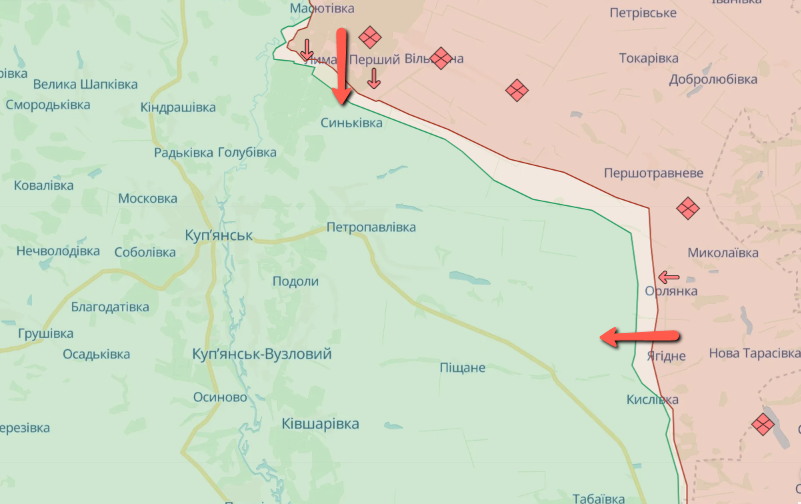 Генштаб по Харківщині: атаки ворога на Куп’янщині, обстріли та авіаудари