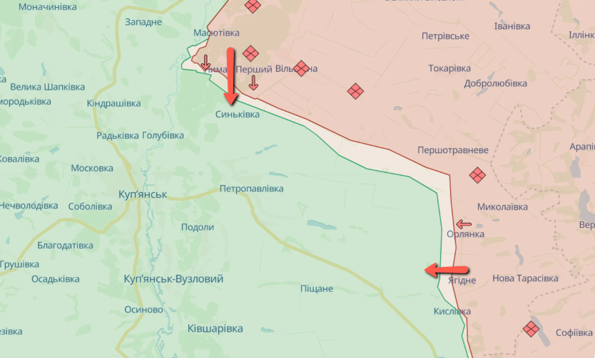 Армія РФ на Харківщині продовжує атакувати біля Синьківки й Іванівки – Генштаб