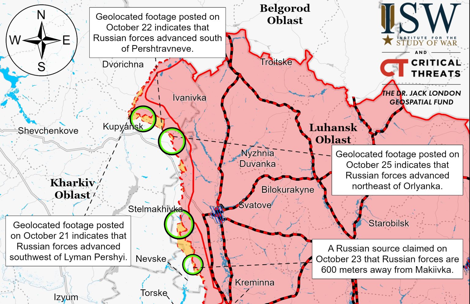 Підтверджених успіхів у РФ під Куп’янськом немає – ISW