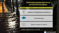 Об опасной погоде синоптики предупреждают жителей Харьковщины