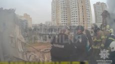 Що побачили копи відразу після ракетного удару по Харкову (відео)