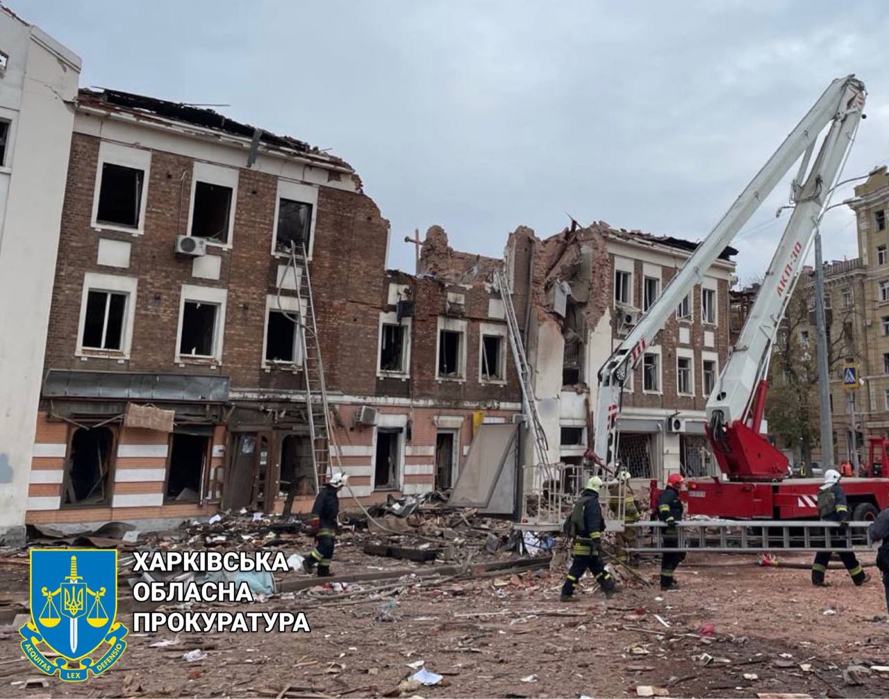 Последствия ракетного удара по Харькову 6 октября 2023 5