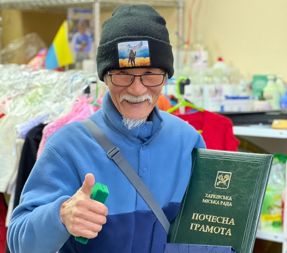 Знаменитый харьковский японец Фуминори отмечает день рождения (фото, видео)