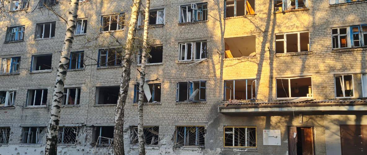 наслідки атаки Шахедів у Харківському районі 12 жовтня