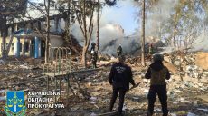 На месте «прилета» по школе на Харьковщине весь день работали спасатели