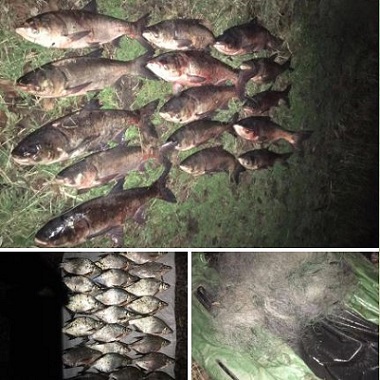 Наловил более 60 кг рыбы: на Харьковщине попался браконьер