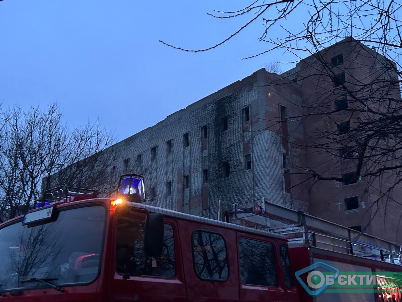 Пожежа в Укртелекомі у Харкові 2