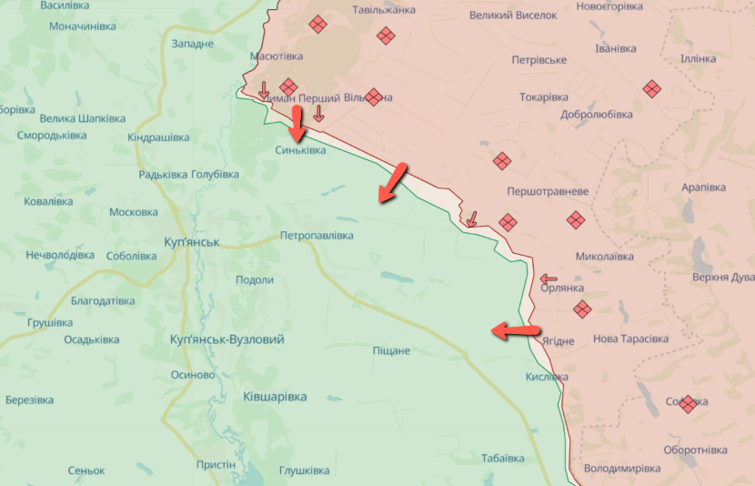 Армія РФ штурмувала три села Харківщини і завдавала авіаударів – Генштаб ЗСУ