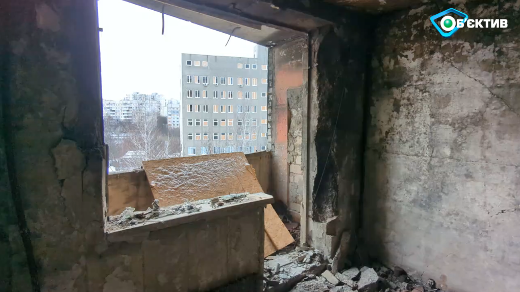 Лишився попіл. Що обіцяють власникам згорілих квартир на Північній Салтівці