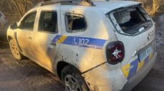 Росіяни на Харківщині скинули гранату з дрона на автомобіль поліції