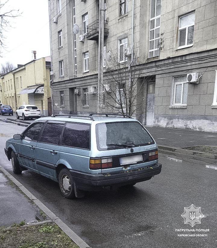 Нарушил ПДД. В Харькове остановили авто, которое находилось в розыске