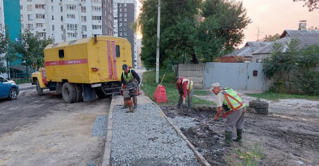 «Харьковводоканал» своевременно упорядочивает места разрытий (фото)