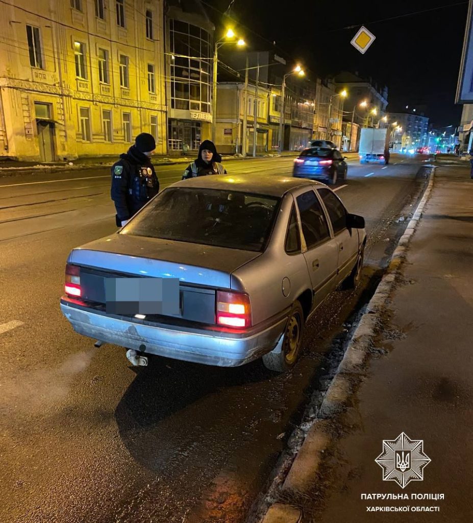 В Харькове копы остановили водителя, который имел рекордный уровень опьянения