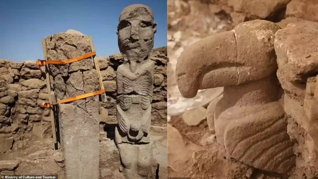 У Туреччині археологи знайшли 11000-річну статую чоловіка, який стискає пеніс