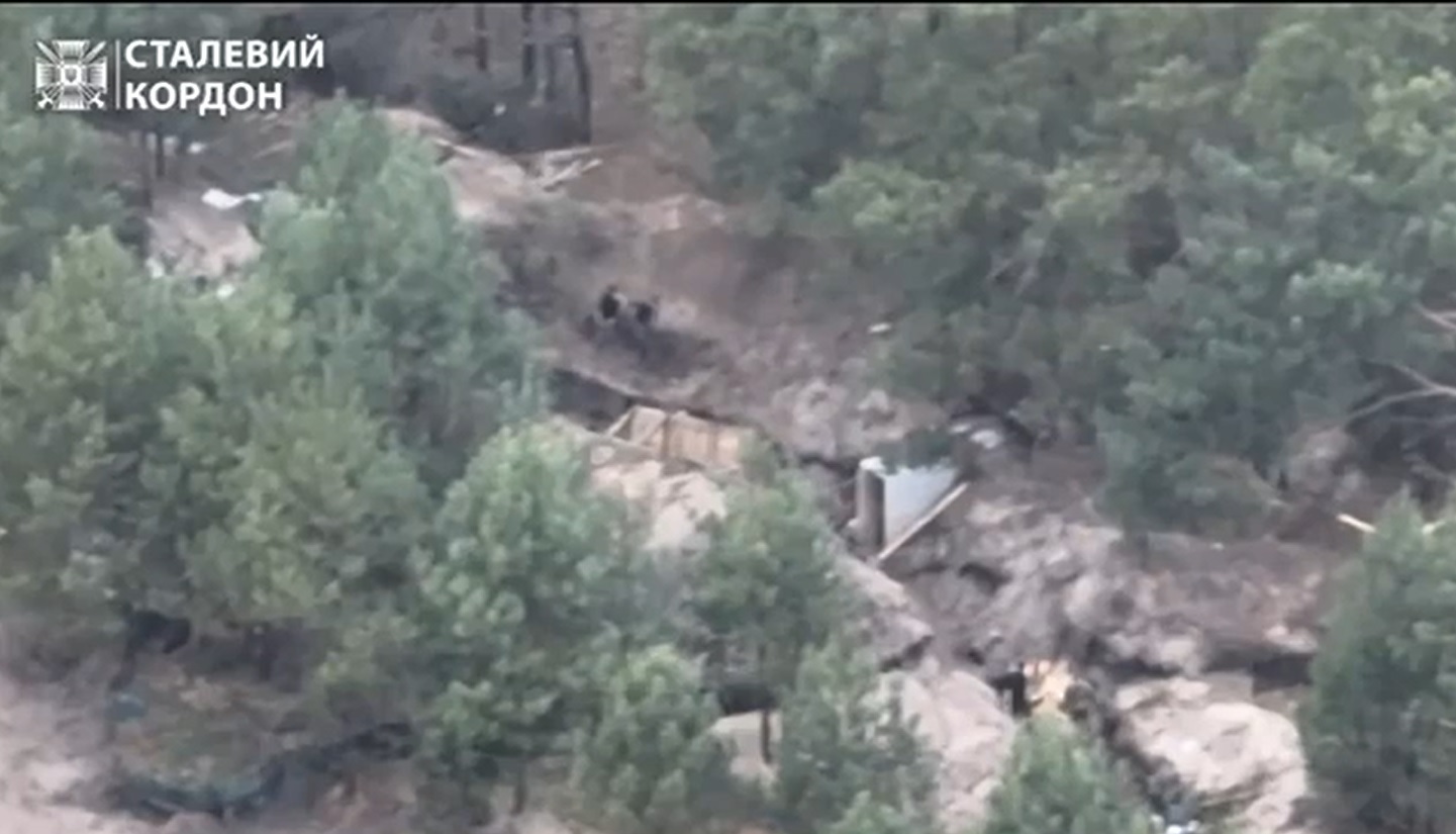 На Харківщині знищили росіян, які зводили опорний пункт (відео)
