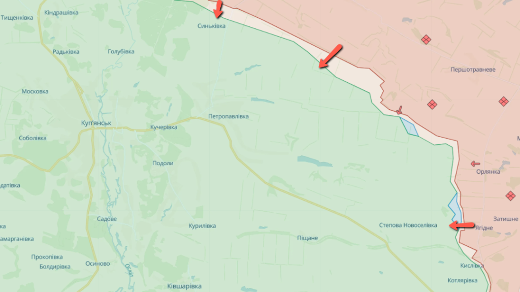 Поблизу трьох сіл Харківщини атакували війська РФ і били з артилерії – Генштаб