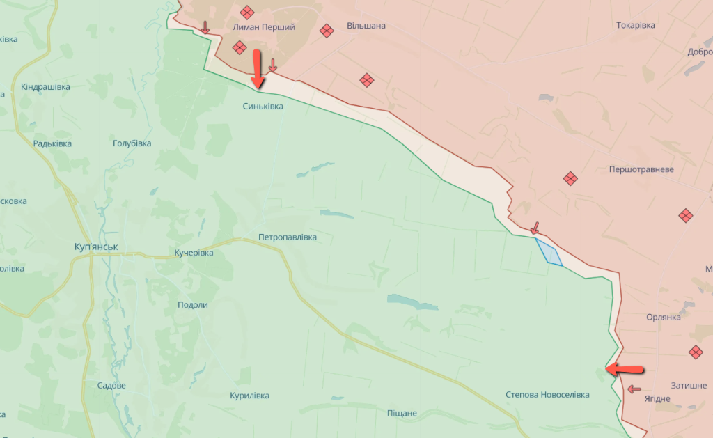 Помимо Синьковки на Харьковщине оккупанты атаковали Ивановку — Генштаб