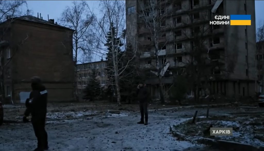 Последствия ракетной атаки на Харьков показали в нацмарафоне (фото)