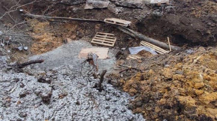 газопровод затопило водой на Харьковщине