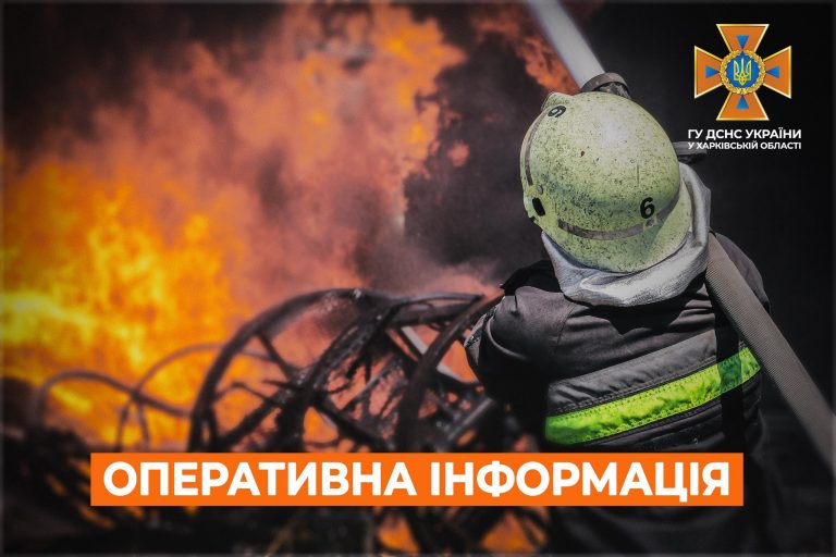 На Харківщині через обстріли горіли будинки, ліс та суха трава – ДСНС
