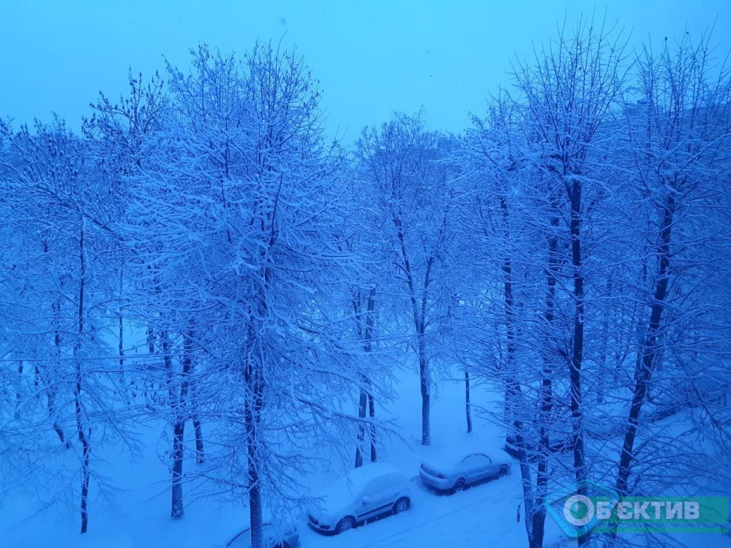 Харків засипало снігом: синоптики попередили про небезпеку