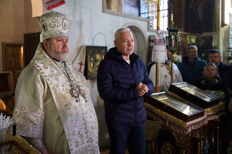 Терехов у храмі на Різдво