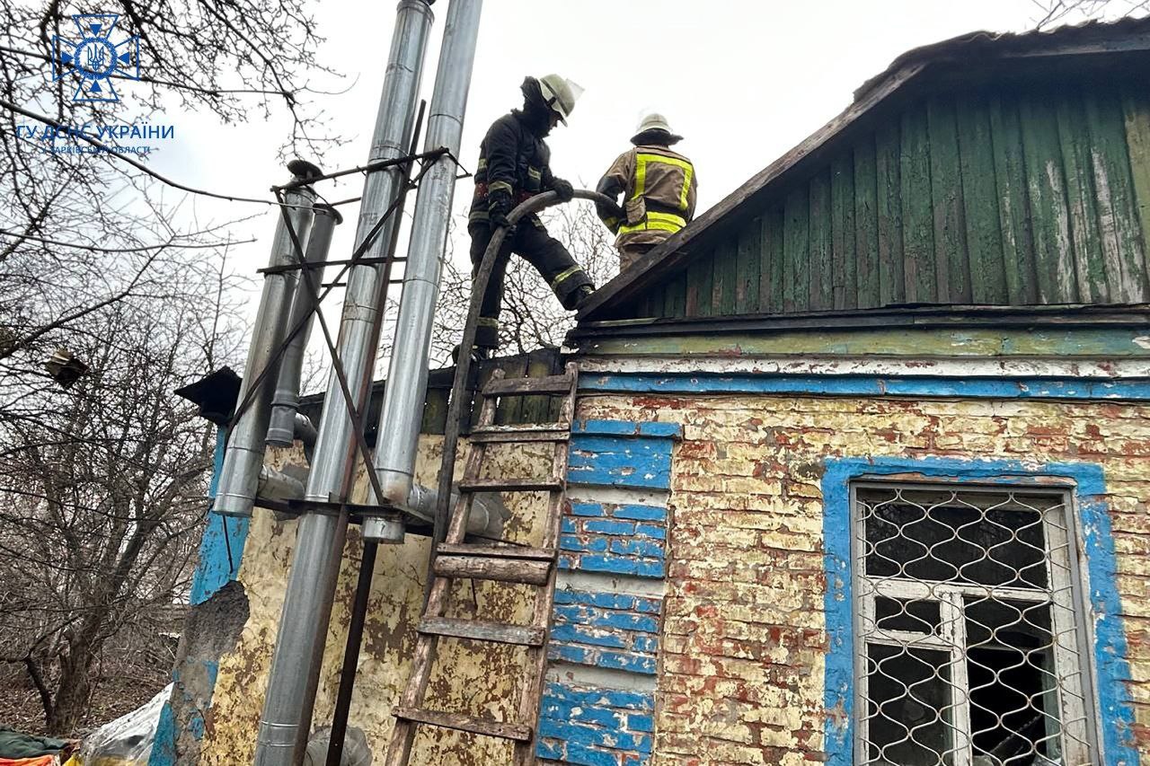 Пожежа у Первомайському 31.12.2023 2