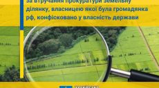 Участок земли на Харьковщине, принадлежавший гражданке РФ, вернули государству