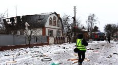 Ракетний удар по Змієву: перші хвилини після прибуття на місце поліції (відео)