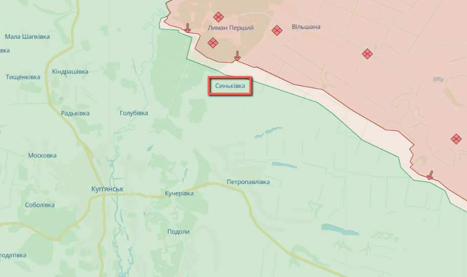 Ворог двічі намагався прорвати оборону біля Синьківки на Харківщині – Генштаб