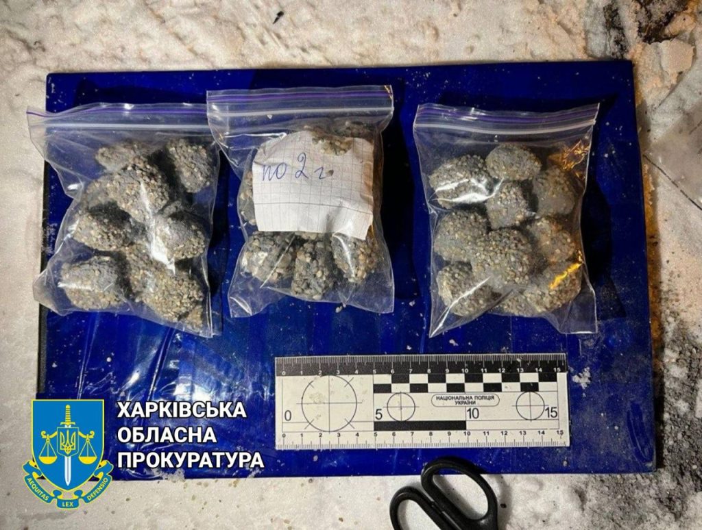 Харьковчанка маскировала каннабис под камни: ее поймали правоохранители