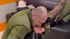 В Харькове лечат овчарку-побратима раненого военного (видео)