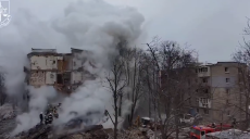 Последствия ракетной атаки РФ на Харьков (видео с дрона)