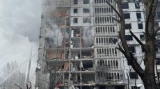 Полиция опубликовала видео с места «прилета» по многоэтажке в Харькове