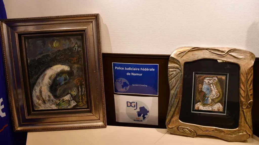 Пикассо и Шагал за $900 тысяч, украденные 14 лет назад, нашли в Бельгии