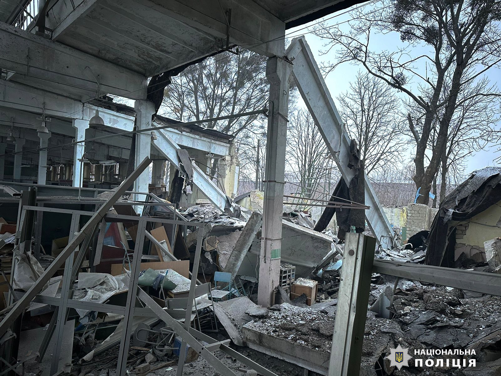 Последствия обстрелов Харьковщины 7-8 января 2024