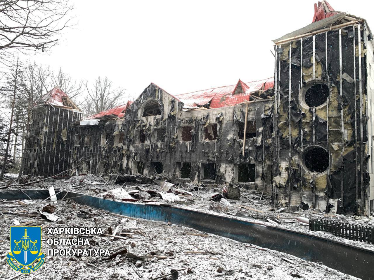 ракетный удар по детскому лагерю в Харькове 7