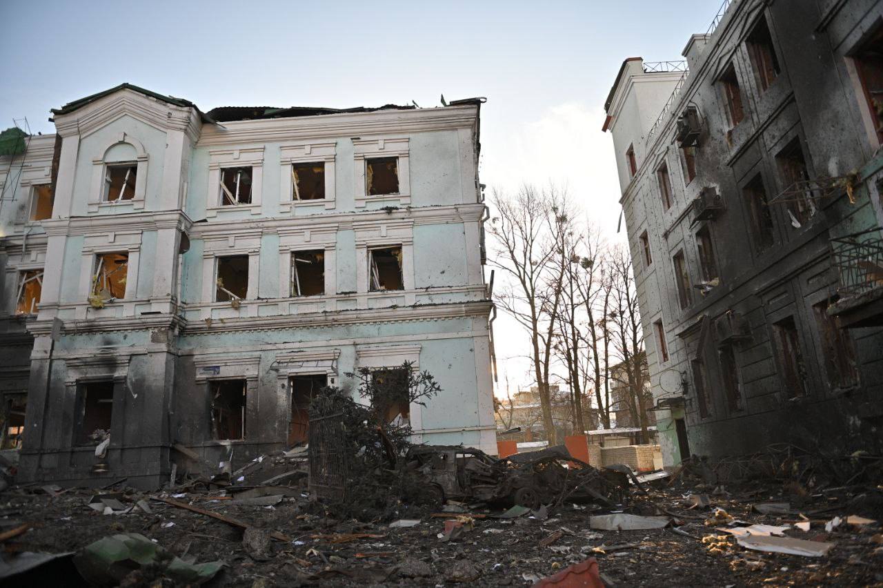 Ракетный удар по Пушкинской в Харькове 14