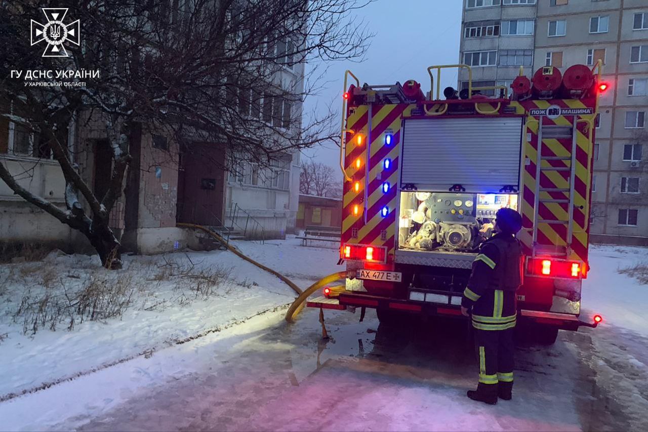 Пожежа у Вовчанську 26 січня 2024 2