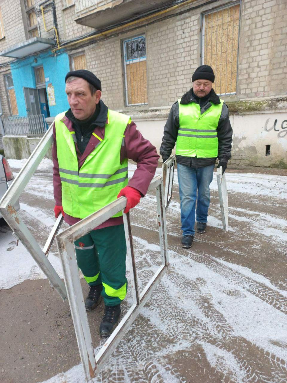 В Харькове устраняют последствия ракетного удара 23.01.2024 2